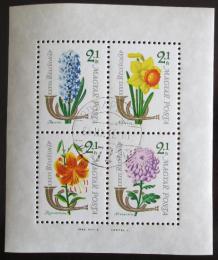 Poštové známky Maïarsko 1963 Kvety Mi# Block 39