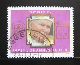 Poštová známka Rakúsko 2005 Papež Jan Pavel II. Mi# 2521