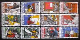 Poštové známky Lichtenštajnsko 1984 Profese Mi# 849-60 Kat 13€