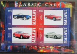 Poštové známky Malawi 2013 Klasické automobily