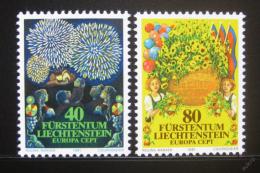 Poštové známky Lichtenštajnsko 1981 Európa CEPT Mi# 764-65