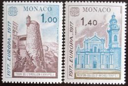 Poštové známky Monako 1977 Európa CEPT Mi# 1273-74