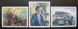 Poštové známky Faerské ostrovy 1985 Umenie Mi# 118-20