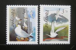 Poštové známky Faerské ostrovy 1991 Vtáci Mi# 221-22