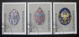Poštové známky Lichtenštajnsko 2001 Velikonoèní vajíèka Mi# 1259-61 Kat 12€