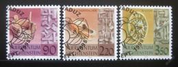 Poštové známky Lichtenštajnsko 1998 Tradièní umenie Mi# 1180-82 Kat 15€ 