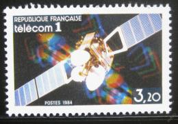 Poštová známka Francúzsko 1984 Telecom I Satelit Mi# 2459