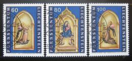 Poštové známky Lichtenštajnsko 1995 Umenie, Lorenzo Monaco Mi# 1120-22