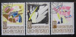 Poštové známky Lichtenštajnsko 1994 Moderné umenie Mi# 1096-98