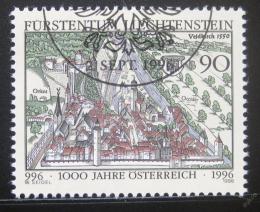 Potov znmka Lichtentajnsko 1996 Vyro vzniku Rakouska Mi# 1137
