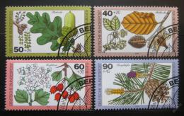 Poštové známky Nemecko 1979 Lesní rostliny Mi# 1024-27
