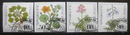 Poštové známky Nemecko 1981 Chránìné rostliny Mi# 1108-11