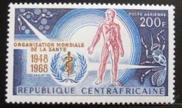 Poštová známka SAR 1968 Výroèí WHO Mi# 157