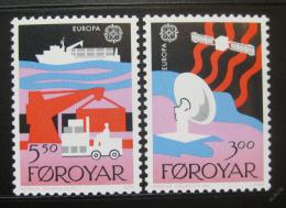 Poštové známky Faerské ostrovy 1988 Európa CEPT Mi# 166-67