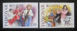 Poštové známky Faerské ostrovy 1985 Európa CEPT, hudebníci Mi# 116-17