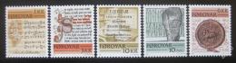 Poštové známky Faerské ostrovy 1981 Historické nápisy Mi# 65-69