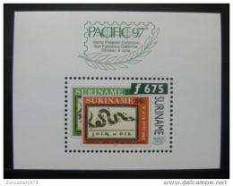 Poštová známka Surinam 1997 Výstava PACIFIC Mi# Block 69