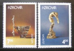 Poštové známky Faerské ostrovy 1993 Európa CEPT Mi# 248-49