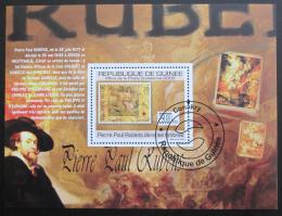 Poštová známka Guinea 2009 Rubens na známkách Mi# Block 1770