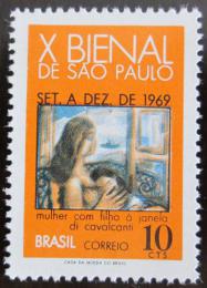 Potov znmka Brazlie 1969 Umenie Mi# 1215 - zvi obrzok