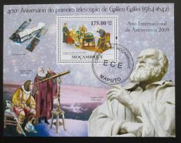 Potov znmka Mozambik 2009 Galileo Galilei Mi# Block 275 - zvi obrzok