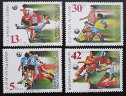 Poštové známky Bulharsko 1990 MS ve futbale Mi# 3825-28