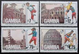 Poštové známky Gambia 1989 MS ve futbale Mi# 898-901