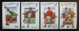 Poštové známky Gambia 1986 MS ve futbale Mi# 621-24