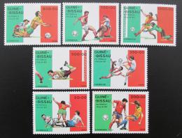 Poštové známky Guinea-Bissau 1989 MS ve futbale Mi# 1073-79