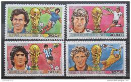 Poštové známky Guinea 1986 MS ve futbale Mi# 1134-37