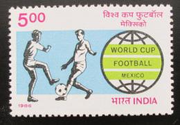 Poštová známka India 1986 MS ve futbale Mi# 1058