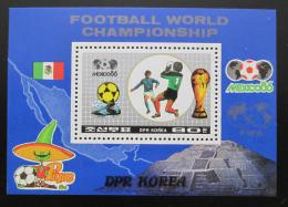 Poštová známka KLDR 1986 MS ve futbale Mi# Block 213