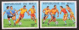 Poštové známky Mali 1990 MS ve futbale Mi# 1130-31