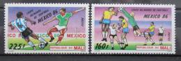 Poštové známky Mali 1986 MS ve futbale Mi# 1068-69