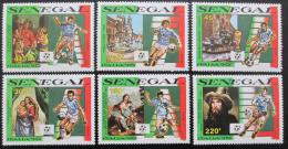Poštové známky Senegal 1990 MS ve futbale Mi# 1076-81