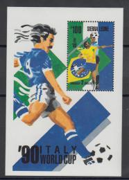Poštová známka Sierra Leone 1989 MS ve futbale Mi# Block 95