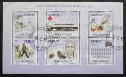 Poštové známky Mozambik 2009 Louis Braille Mi# 3427-32 - zväèši� obrázok