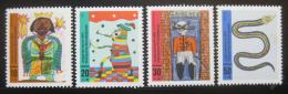 Poštové známky Nemecko 1971 Dìtské kresby Mi# 660-63