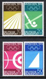 Poštovní známky Nìmecko 1969 LOH Mnichov Mi# 587-90 Kat 6€