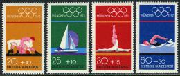 Poštové známky Nemecko 1972 LOH Mnichov Mi# 719-22 Kat 9€