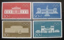 Poštové známky Nemecko 1970 Mnichovské budovy Mi# 624-27 Kat 5€