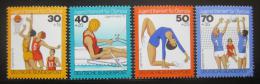 Poštové známky Nemecko 1976 Trénink mládeže Mi# 882-85 Kat 5€