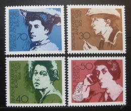 Poštové známky Nemecko 1975 Spisovatelky Mi# 826-29