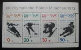 Poštové známky Nemecko 1971 ZOH Mnichov Mi# Block 6  Kat 4.50€