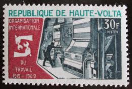 Poštová známka Horná Volta 1969 Výroèí ILO Mi# 257