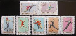 Poštové známky Maïarsko 1963 ME v krasobruslení Mi# 1898-1904