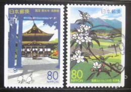 Poštové známky Japonsko 2001 Chrám Zenkoji Mi# 3167-68