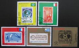 Poštovní známky Paraguay 1988 MS ve fotbale Mi# 4242-46