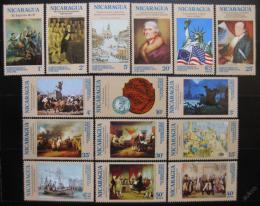 Poštové známky Nikaragua 1975 Americká revolúcia Mi# 1852-66 