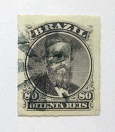 Poštová známka Brazílie 1877 Don Pedro Mi# 33 Kat 30€